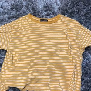 Brandy Melville yellow tshirt